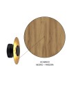 ORION * APLIQUE LED 8W 3000K NEGRO/ MADERA